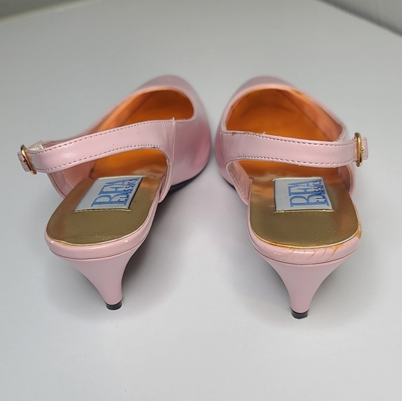 Vintage slingback light pink heels - Picture 3 of 3